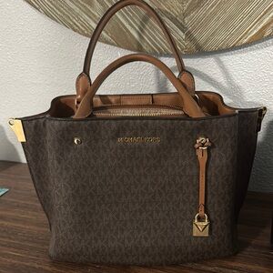 Michael Kors Brown Tote Bag